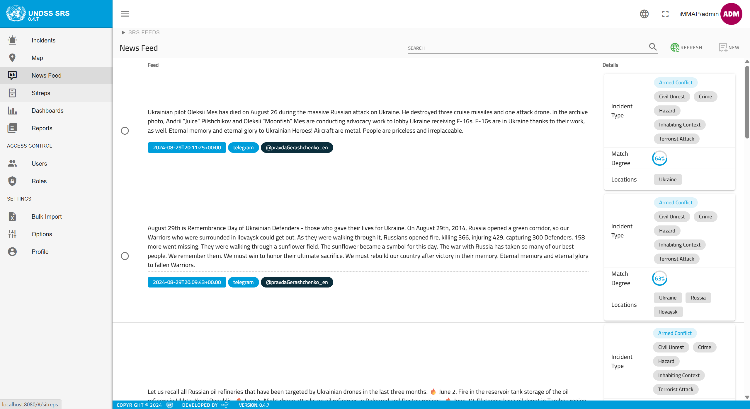 Security Incidents Reporting System - UNDSS | UKRAINE - Image 1