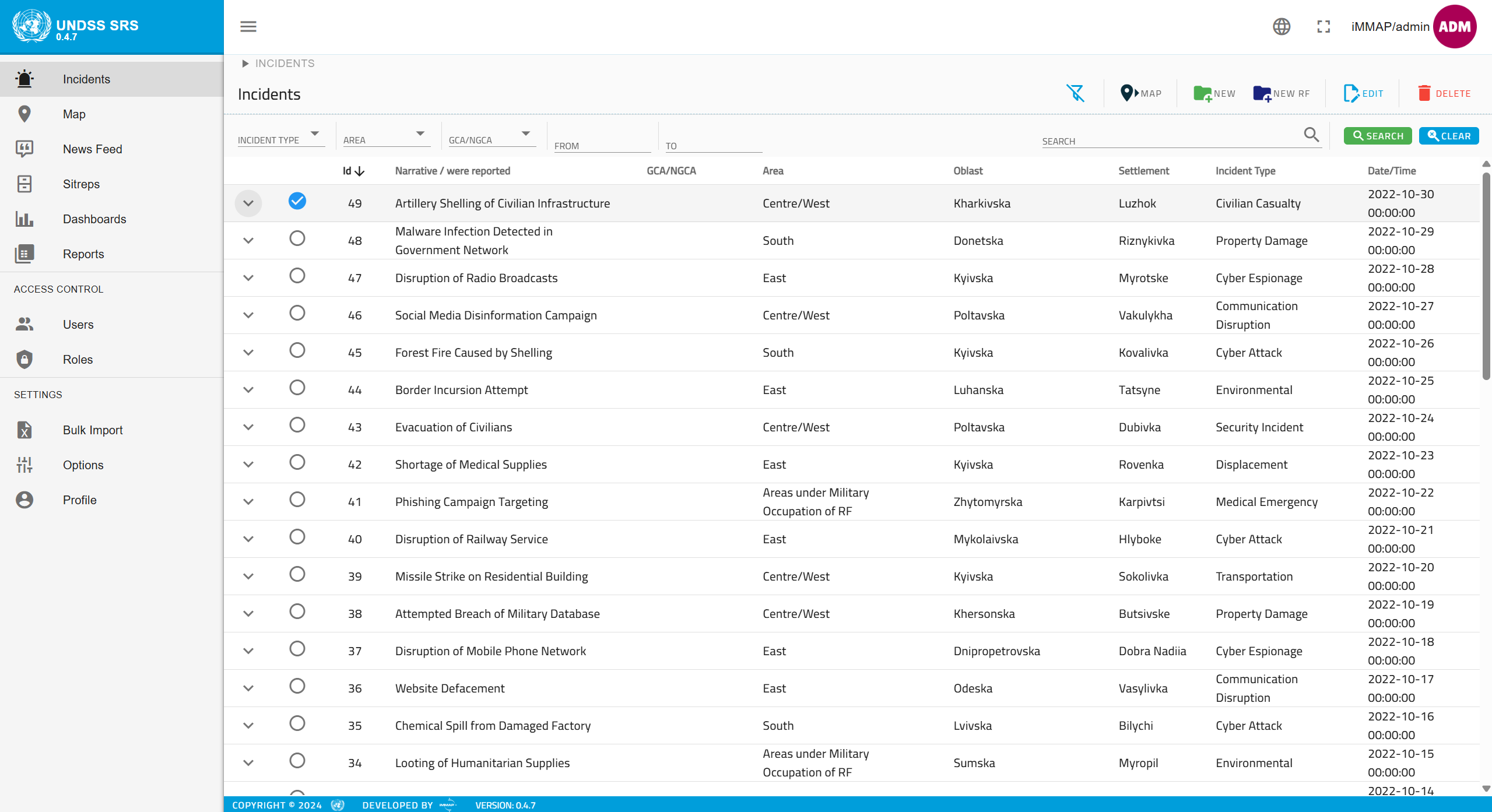 Security Incidents Reporting System - UNDSS | UKRAINE - Image 3