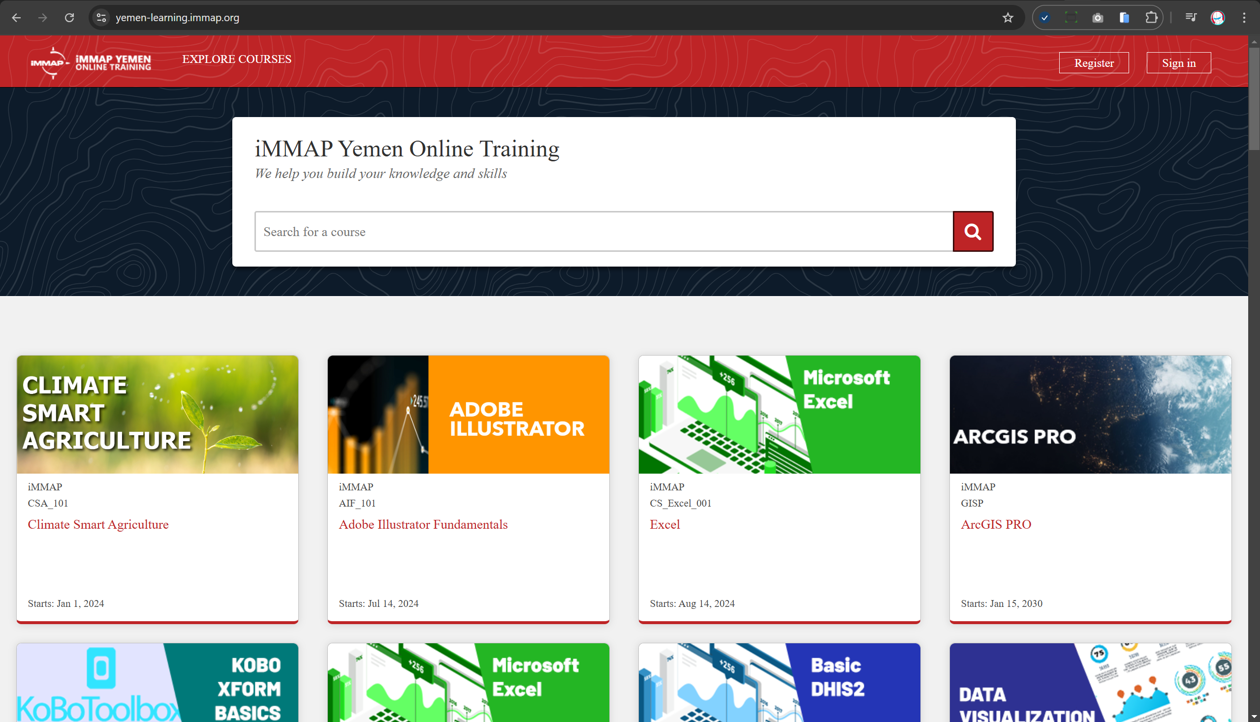 IMMAP Online Training Platform - Image 1